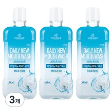 VITAHALO Daily New系列溫和潔淨漱口水, 800ml, 3瓶