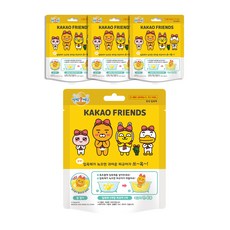 반다이남코 깜짝에그 시리즈 카카오프렌즈 키즈바스볼 4p, 라이언, 어피치, 콘 앤 무지, 튜브, 1개