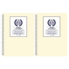 morning glory 5000 世界校園 無線練習本, 隨機出貨, 2個