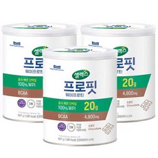 셀렉스 프로핏 웨이프로틴 파우더 초콜릿, 627g, 3개