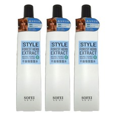 SOFEI 舒妃 型色家不扁塌蓬蓬水, 3個, 180ml