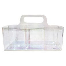 KING JIM Lumillia極光收納置物提籃, 透明色, 1個