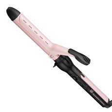 VS 沙宣 電氣石陶瓷捲髮棒 25 毫米, 黑色 粉色, VSCD120PIK