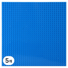 아이끌레 아동용 호환 블록 놀이판 32x32칸, 5개, 블루