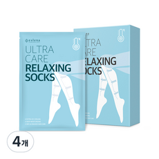 에슬레나 울트라 케어 릴렉싱 삭스 풋 팩, 5개입, 4개