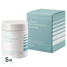 라브아 퍼퓸 실내 탈취제 화이트 티 & 자스민, 250g, 5개