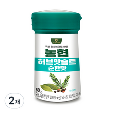농협 허브맛솔트 순한맛, 2개, 60g
