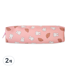 STUDIO EIGHT Miffy 條狀絨毛筆袋, 粉紅色, 2個