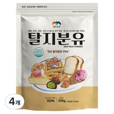 경인상단 탈지분유, 4개, 500g