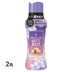 Lenor 蘭諾 日本原裝進口 衣物芳香豆 白麝香, 420ml, 2瓶
