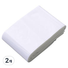 LivingPlante 實惠背貼式塑膠垃圾袋 100入, 2個, 60L