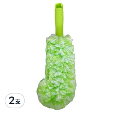 NEXCLEANS 舞水痕 日式電風扇刷, 聚丙烯材質, 不鏽鋼線, 尺寸26.5CM ±5%, 居家清潔用途, RT-C3621, 2支