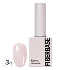 KENZICO Fiber Glass美甲凝膠 FB-01, 3個, 天然桃子, 10g