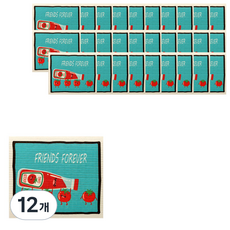 일러스트 리필 해동지 뽑아쓰는 키친타올 해피 2, 12개, 10개입