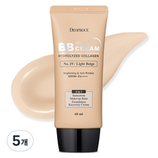 DEOPROCE 迪普詩 魔法膠原蛋白BB霜 SPF50+ PA++++, 19 Light Beige, 60ml, 5條