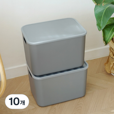 보노하우스 아이엠 리빙박스, 그레이, 10개