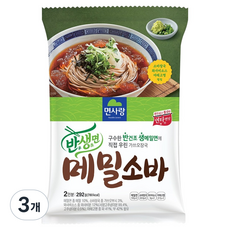 면사랑 반생면 메밀소바 2인분, 292g, 3개