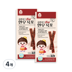 홈앤키즈 육포, 한우육포, 30g, 4개