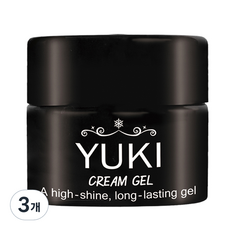 Yuki Cream Base Gel 5g, 混色, 3個
