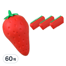 제이케이 다용도 지우개 S, 딸기, 60개