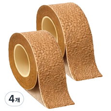 엠파이어 LEATHER FIX 가죽수선 시트지 테이프 3cm x 3m, 브라운, 4개