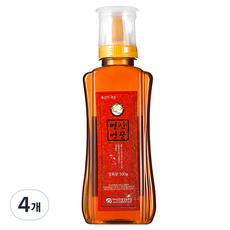 지리산한봉영농조합 국내산 명산명꿀, 500g, 4개