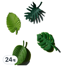 Day Rhythm 多用途冰箱磁鐵, 24個, 樹葉