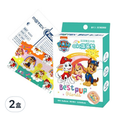 MOTEX 摩戴舒 汪汪隊立大功 傷口貼 陽光彩虹,8片,2盒, 5x8cm 傷口墊: 2.5x5cm