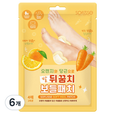 소프리스 발뒤꿈치 보들패치, 4개입, 6개, 18g