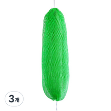 골든베이 탄력 각질 제거 스크럽 타올 70g, 라이트그린, 3개, 1개입