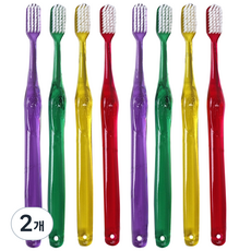 MISO DENTAL 成人一般刷毛牙刷 隨機出貨, 8入, 2個