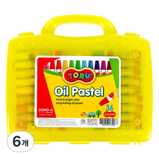 東亞 Toru 蠟筆, 36色, 6個