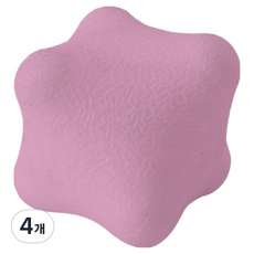 하태스몰 트렌디한 디자인 마사지볼, 스퀘어핑크, 4개