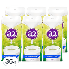 에이투밀크 단백질 우유, 200ml, 36개