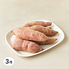 유기농 호박고구마, 1kg, 3개