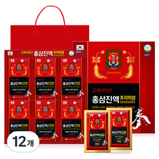 명기삼 고려 6년근 프리미엄 홍삼진액 5p + 쇼핑백, 350ml, 12개