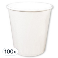 이로울생활 테이크아웃 무인쇄 종이컵 240ml, 1개입, 100개