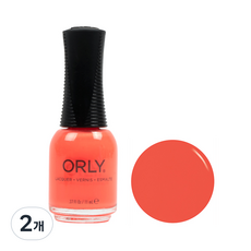 오를리 네일컬러 매니큐어, 2020065아티피셜오렌지, 11ml, 2개