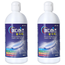 메디렌즈 알지피오큐액 하드렌즈용, 360ml, 2개