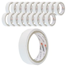 EMPIRE 雙面膠帶 24mm x 10m, 白色半透明, 20入