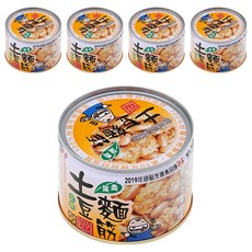 青葉 土豆麵筋, 特選台灣在地原生土豆搭配超Q彈麵筋, 170g, 5罐