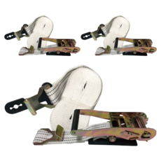 dandan 자동바 주걱 타입 라쳇 + 벨트, 흰색, 3세트