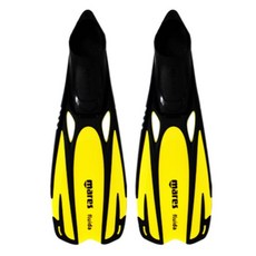 mares Fluida 腳蹼 + 腳蹼包, 清澈的黃色