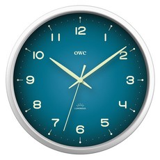韓國 OWC OWC星球夜光掛鐘 OWA-1013LW, 藍色