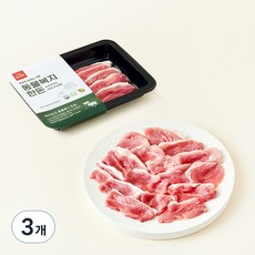 하이포크 동물복지 인증 한돈 앞다리 불고기용 (냉장), 300g, 3개