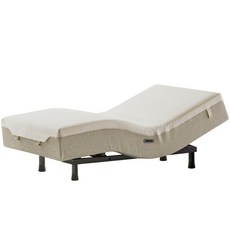 슬로우베드 모션 매트리스 미디엄소프트 우측 버튼 침대 방문설치, 베이지