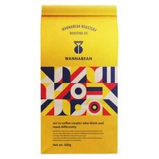 WANNABEAN ROASTERY 衣索比亞耶加雪菲G4咖啡豆, 無研磨咖啡豆, 500g, 1包
