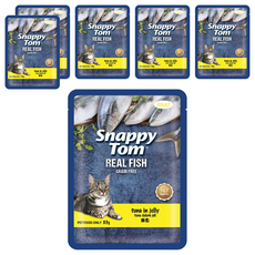 Snappy Tom 幸福貓 無穀貓餐包 85g, 鮪魚, 6包