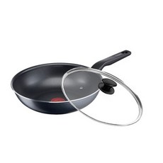 Tefal 特福 銀河系列 不沾小炒鍋 + 玻璃蓋C3851932, 28cm, 1組