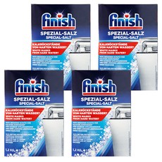 finish 洗碗機 軟化鹽, 1.2kg, 4盒